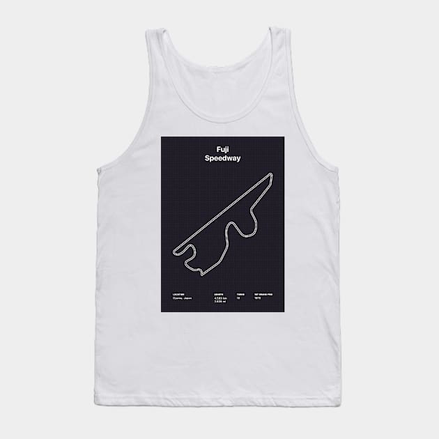 Fuji Speedway Tank Top by Visitify